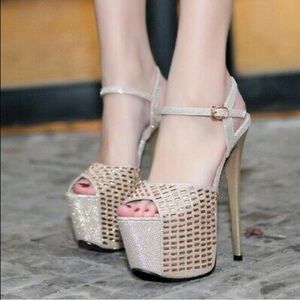 L@YC Women High Heels Crocodile Fish Neck Strap with Comfortable Dance Shoes L@YC Women High Heels Crocodile Fish Neck Strap with Comfortable Dance Shoes